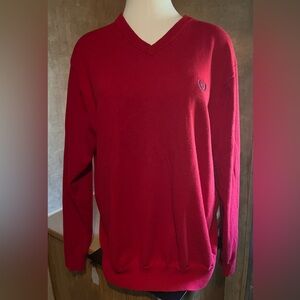 Chaps Pull Over V Neck Sweater Size Large